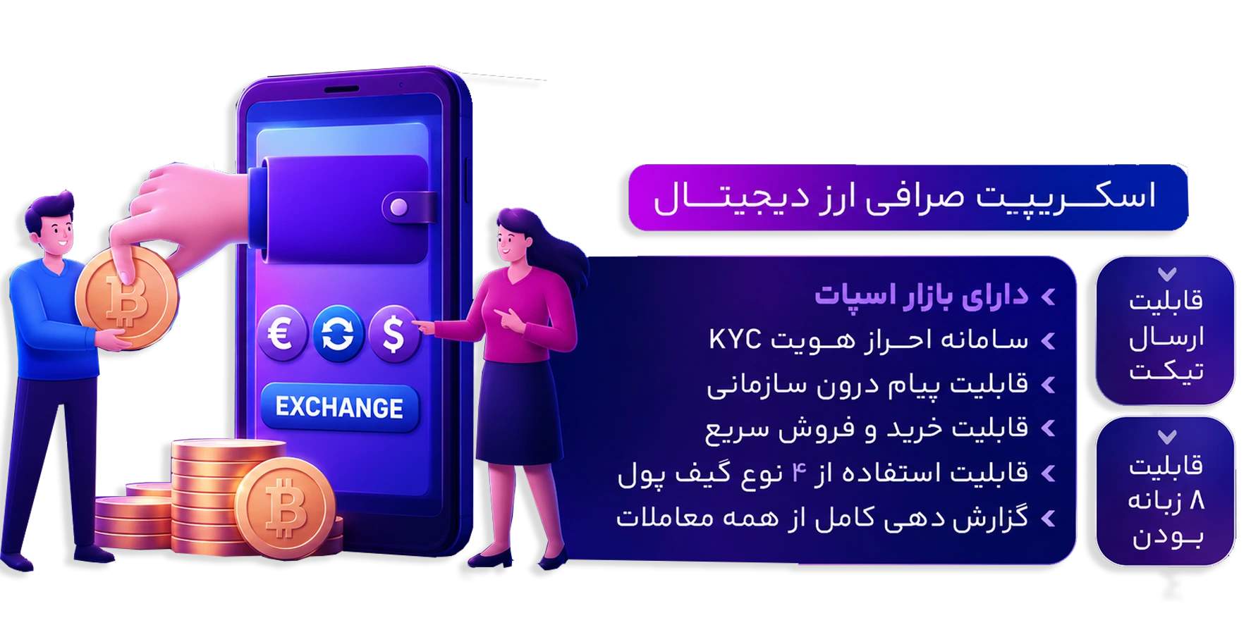 اسکریپت صرافی OTC ارز دیجیتال